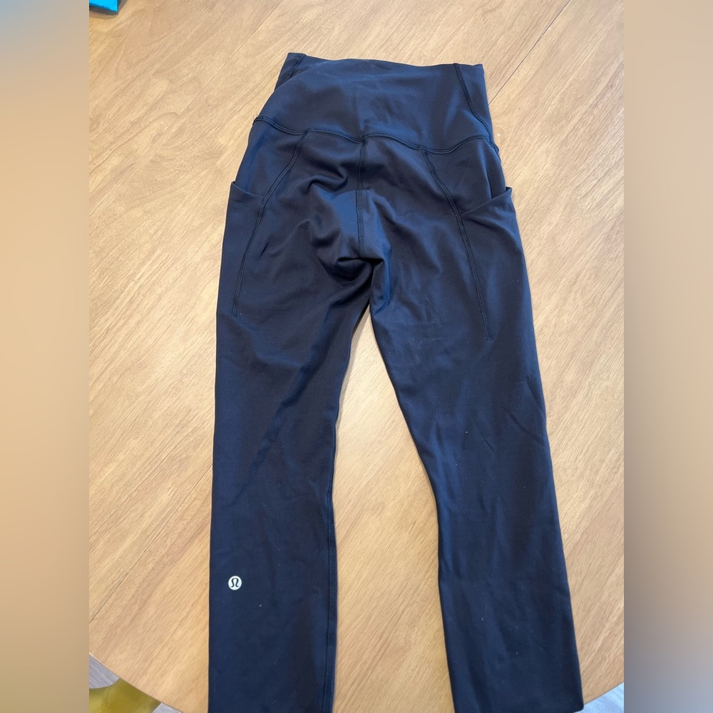 Lululemon wunder train black leggings